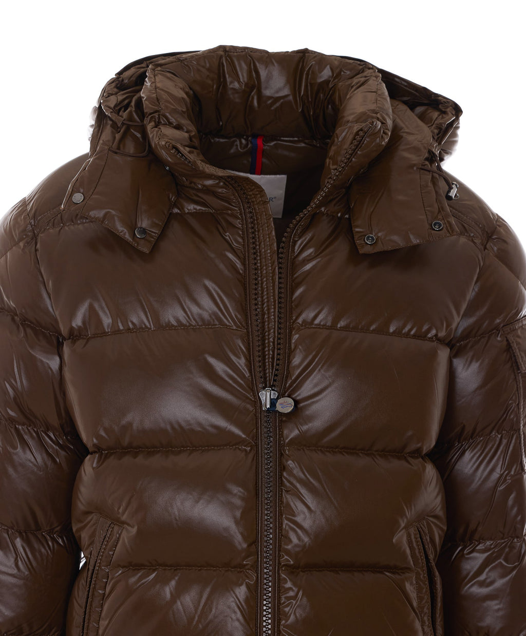 Moncler Men's Polyamide Maya Down Jacket in Brown - view 4