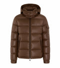 Moncler Men's Polyamide Maya Down Jacket in Brown - view 1