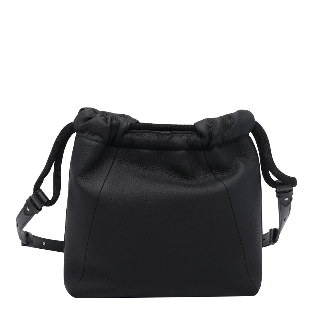 Maison Margiela Women's Soft Shoulder Bag in Black Leather - view 3