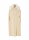 Fendi Women's Cape in Ivory White Wool - view 1