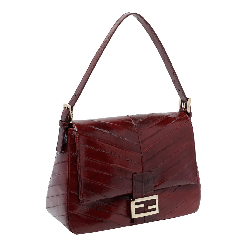 Fendi Women's 26235 Flap Bag in Bordeaux - view 2