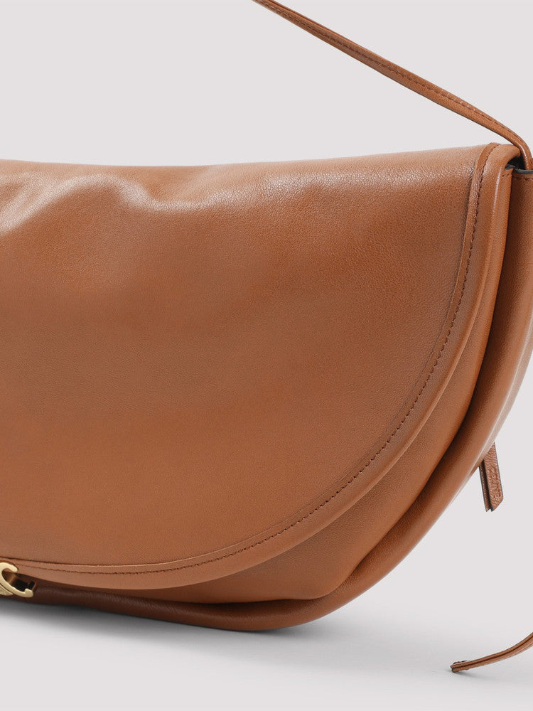Celine Women's Halfmoon Large Bag in Brown