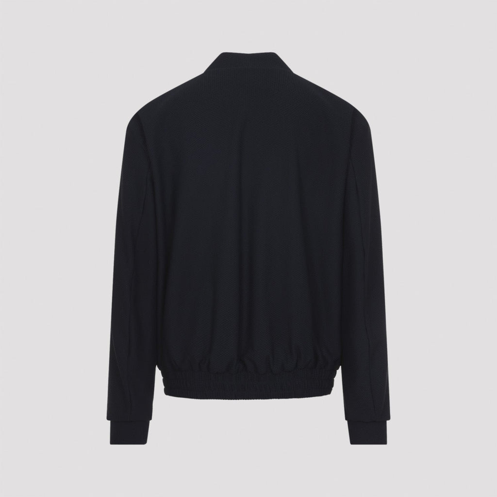 Giorgio Armani Men's Bomber Jacket in Blue