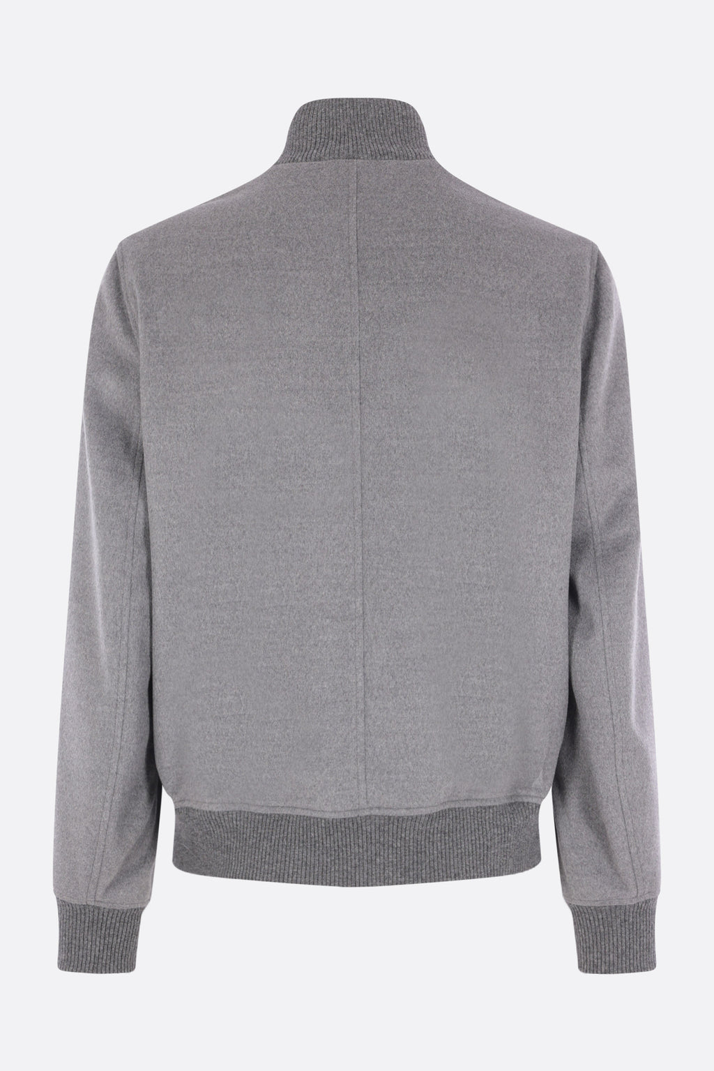 Brunello Cucinelli Men's Bomber Jacket in Grey