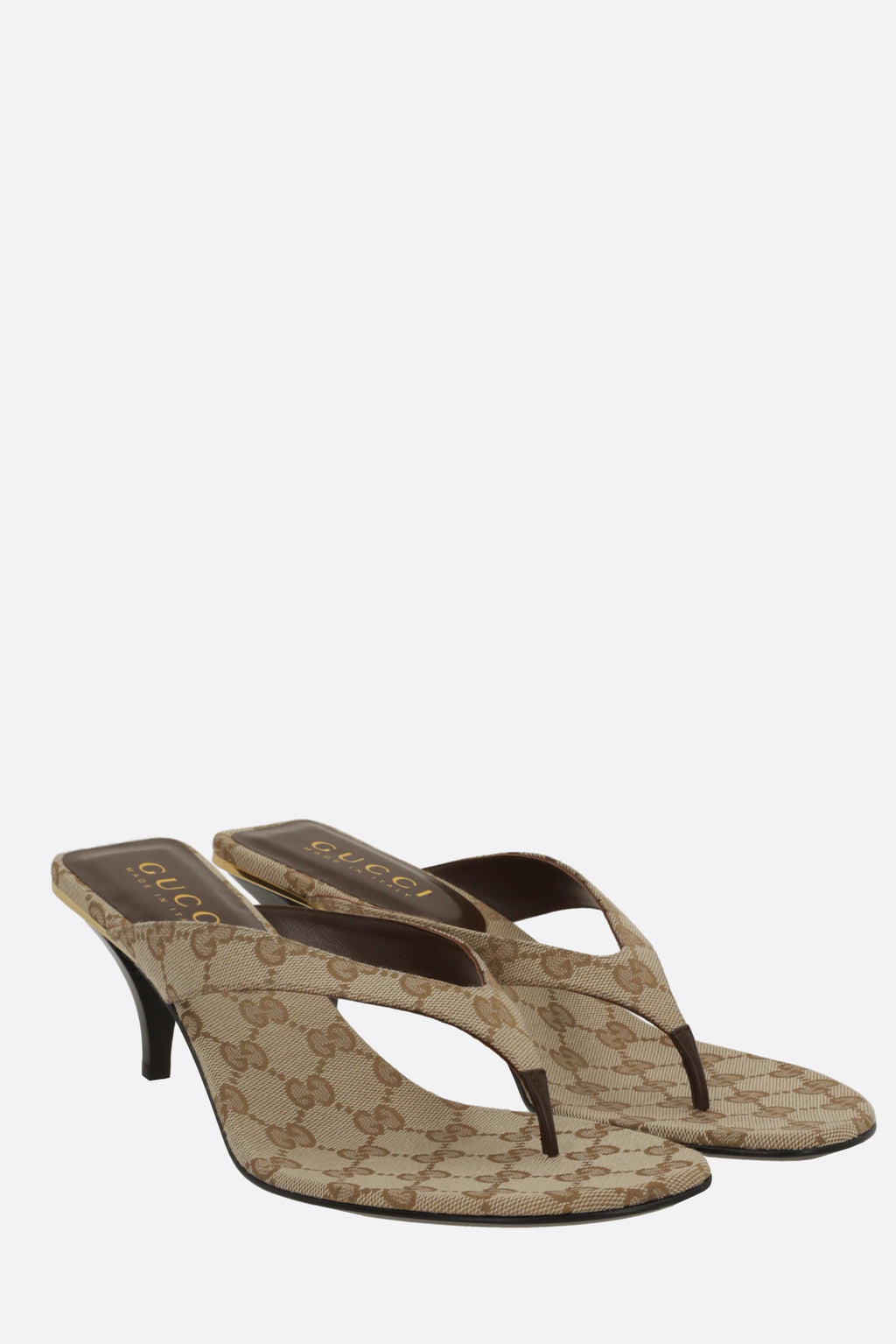 Gucci Women's Sandals in Sand/Dark Brown