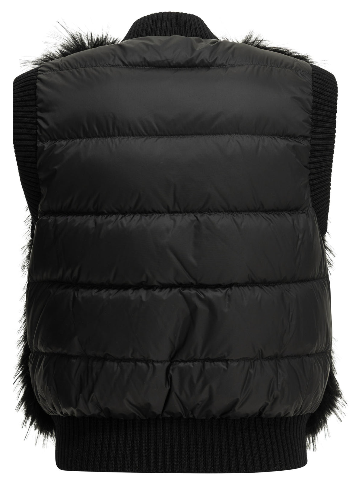 Moncler Women's Padded Sleeveless Jacket in Black