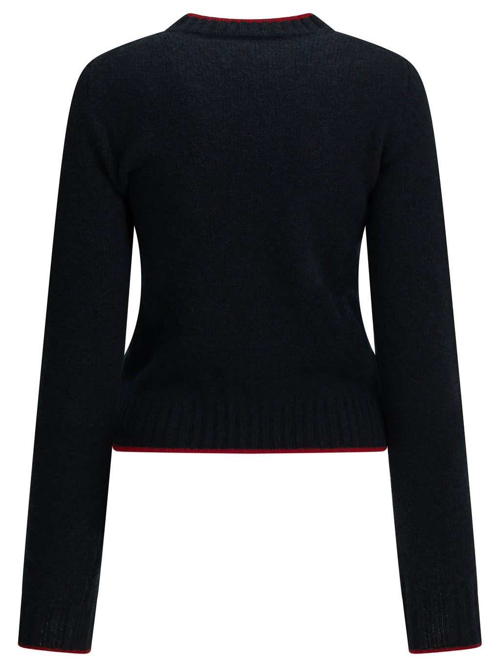 Celine Women's Caleche Intarsia Wool Sweater in Blue