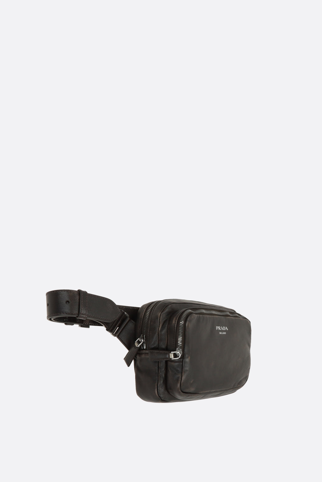Prada Men's Crossbody Bag in Dark Brown