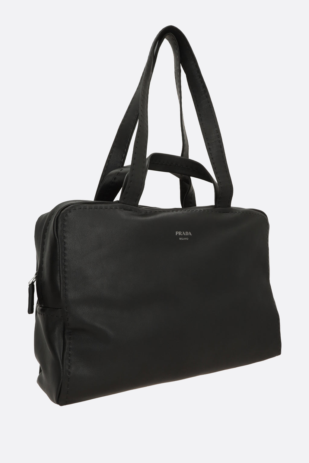 Prada Men's Bag in Black Leather