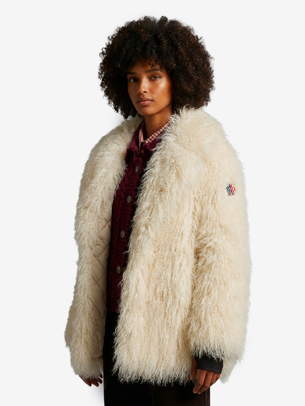 Moncler Grenoble Women's Malenco Short Jacket in Beige