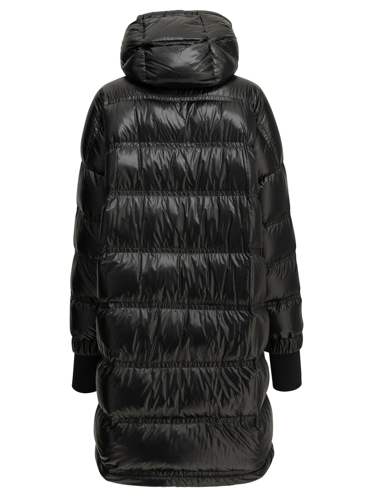 Moncler Grenoble Women's Long Down Jacket in Black