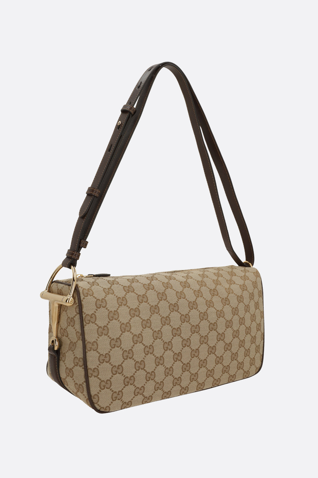Gucci Women's Shoulder Bag in Sand/Dark Brown