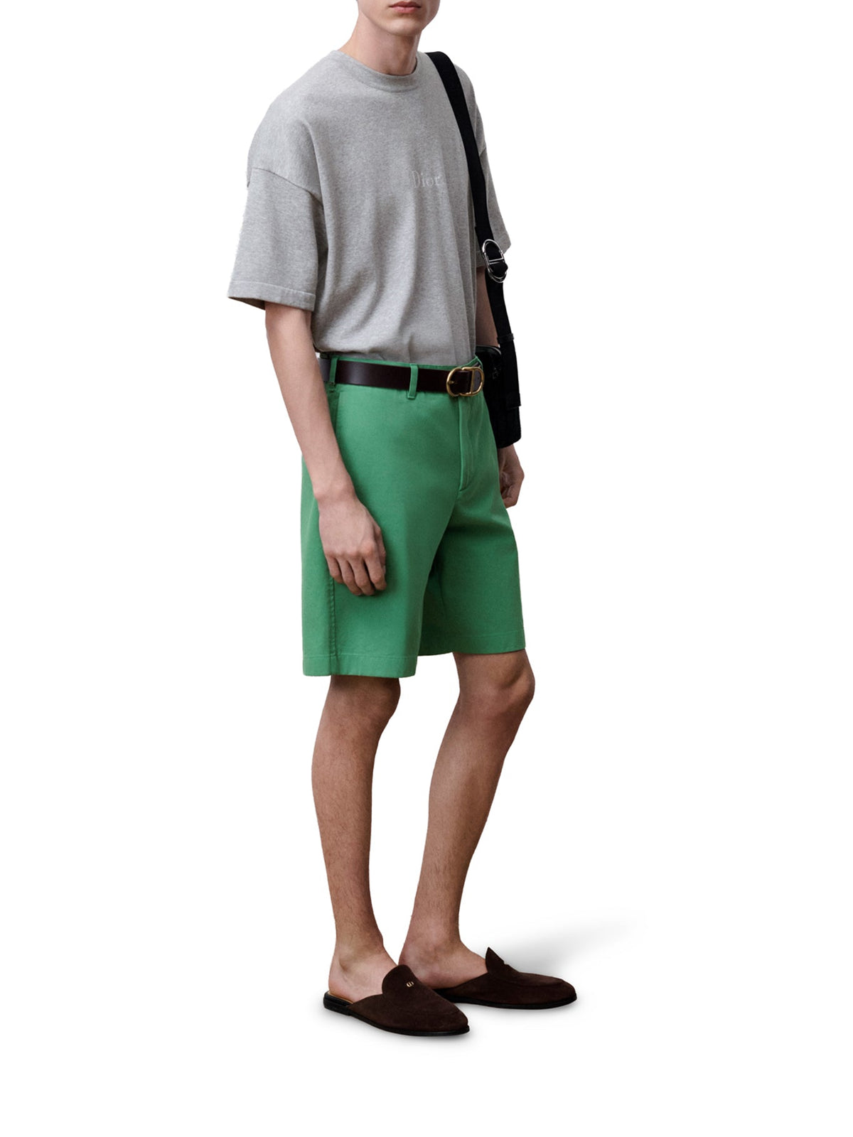 Christian Dior Men's T-SHIRT OVERSIZED FIT in Grey
