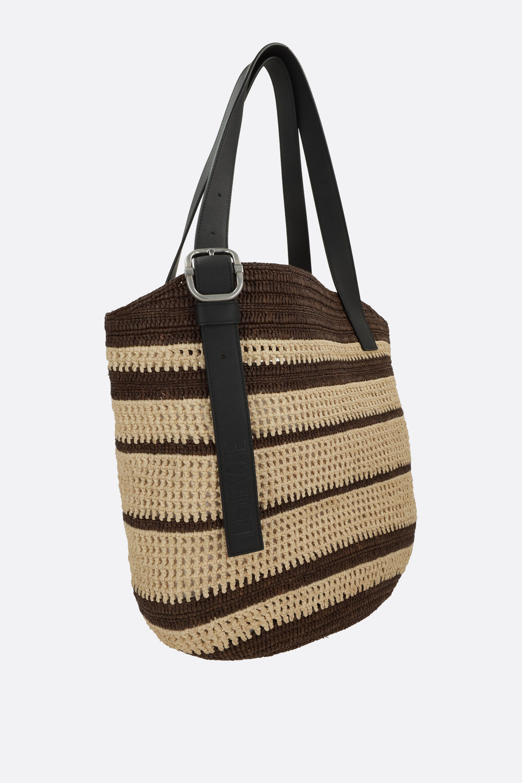 Loewe Men's Bag in Chocolate/Natural