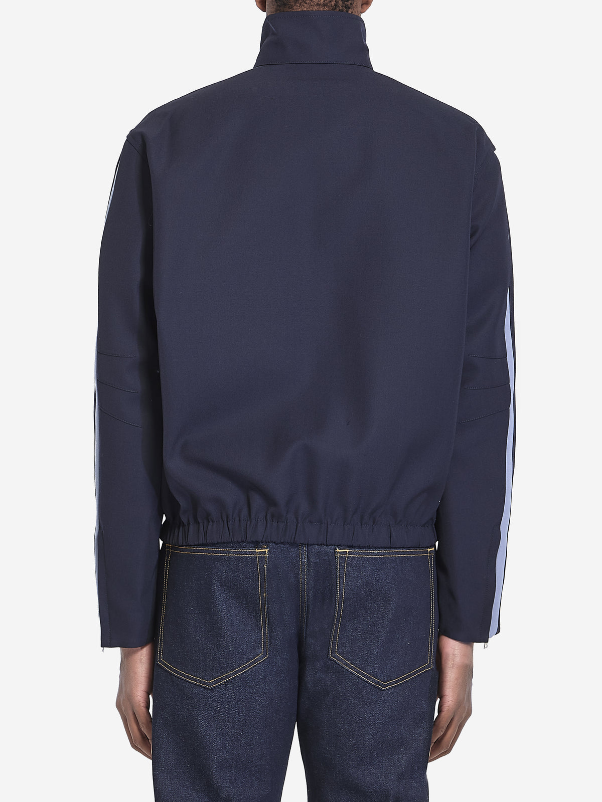 Gucci Men's Embroidered Jacket in Blue
