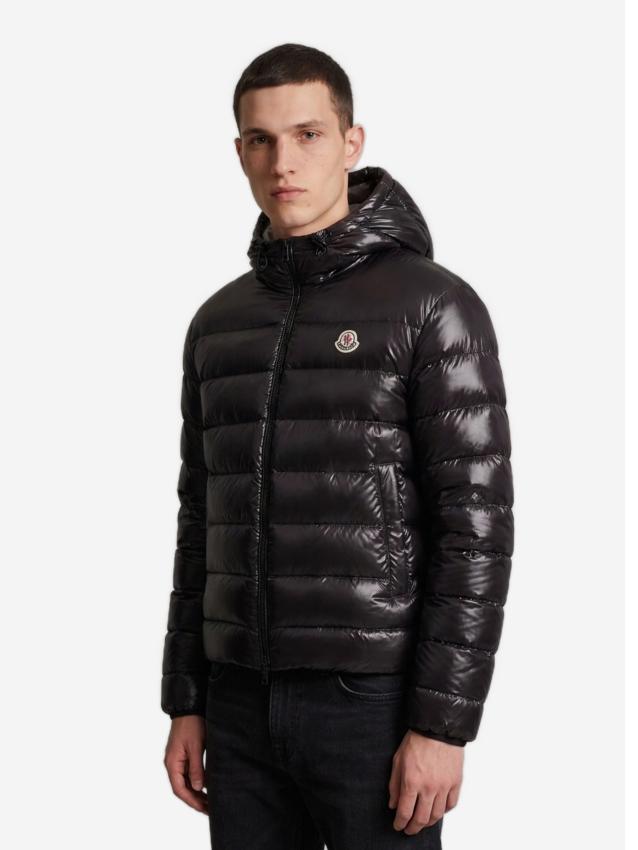 Moncler Men's Short Packable Forzo Down Jacket in Black