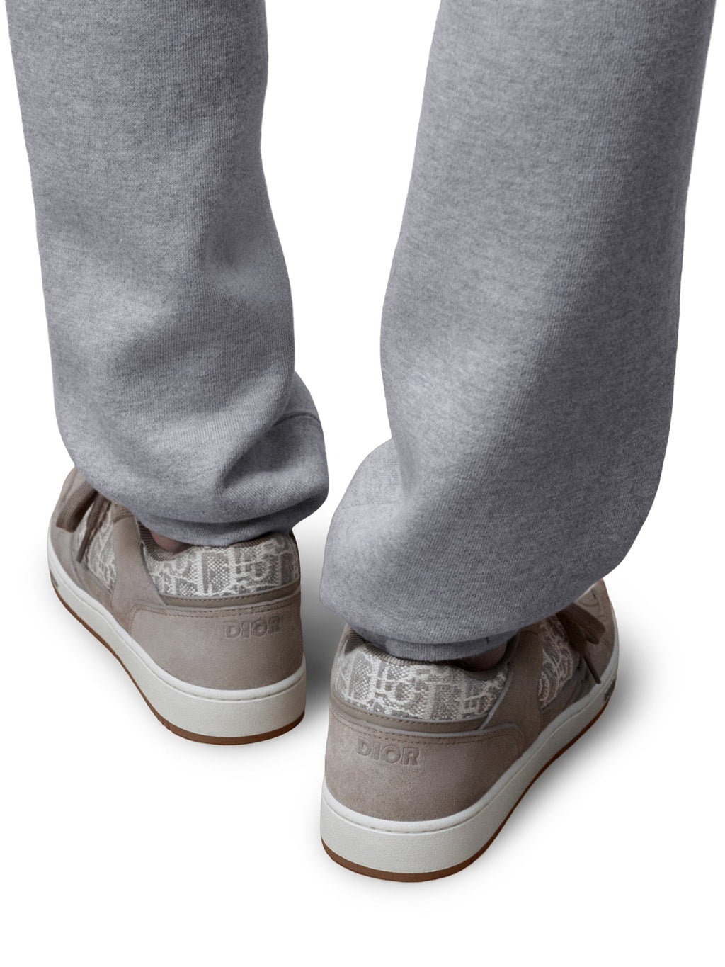 Christian Dior Men's B27 UPTOWN LOW-TOP SNEAKERS in Grey