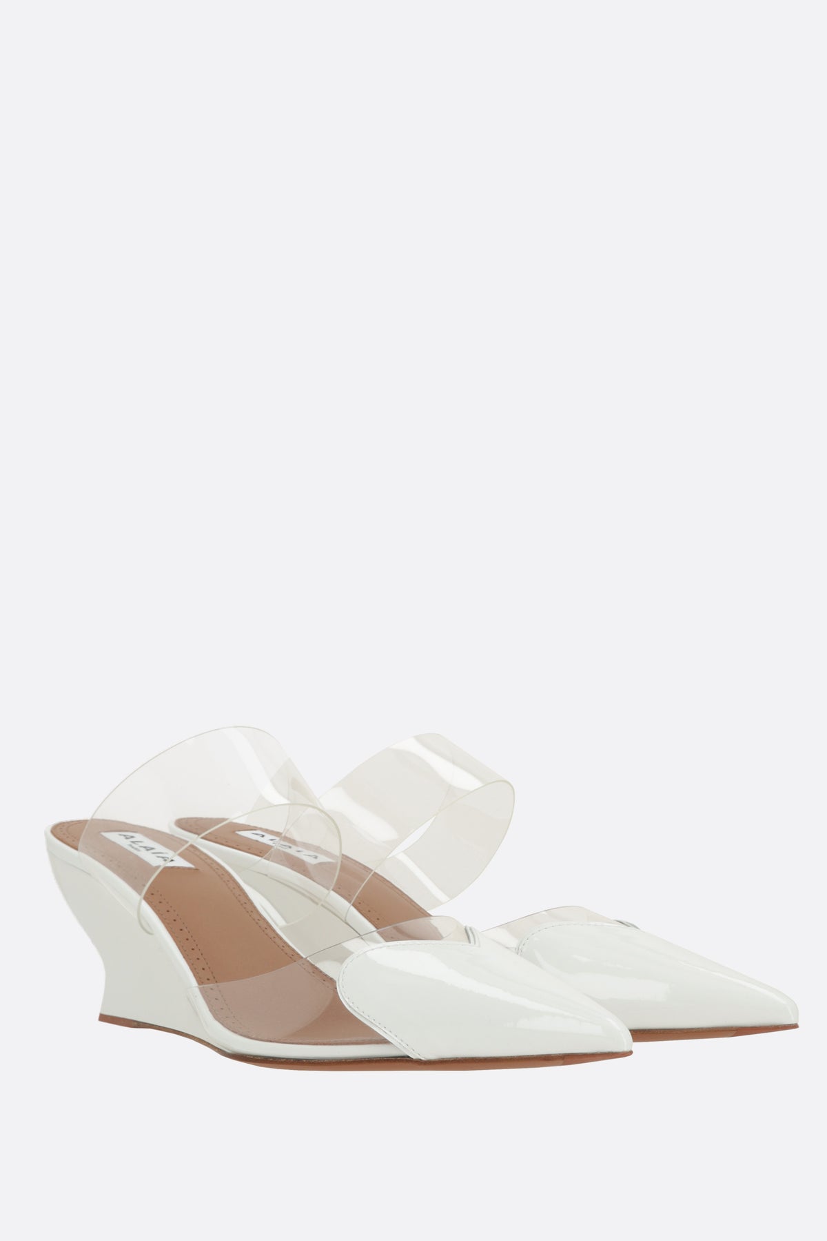Alaia Women's Shoes in Bianco Ottico/Transparent