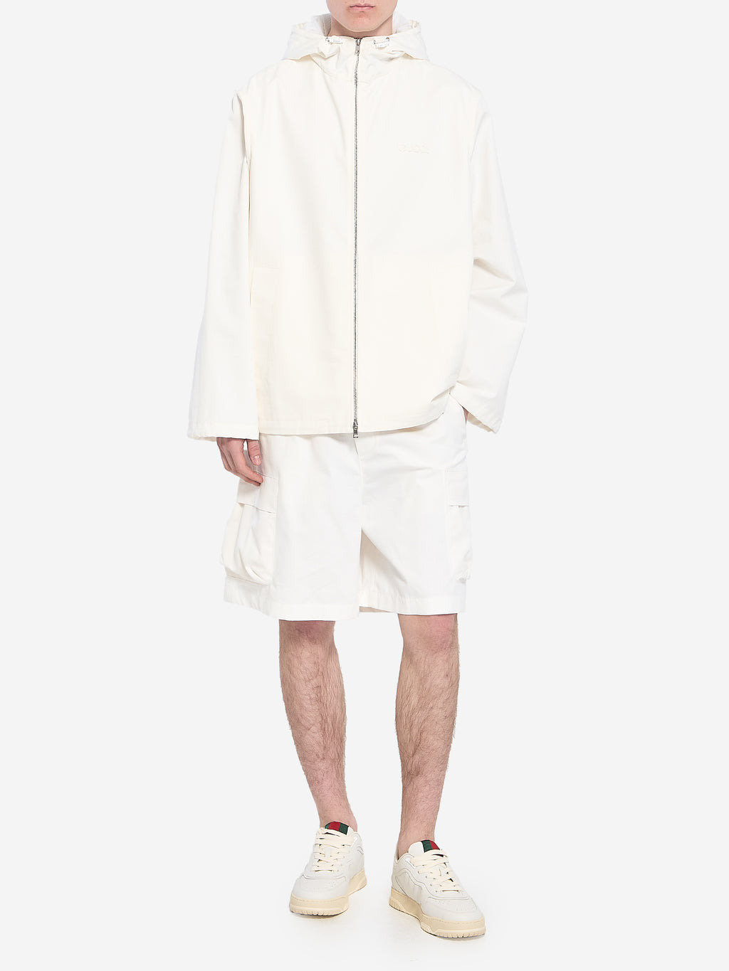 Gucci Men's Web Jacket in White