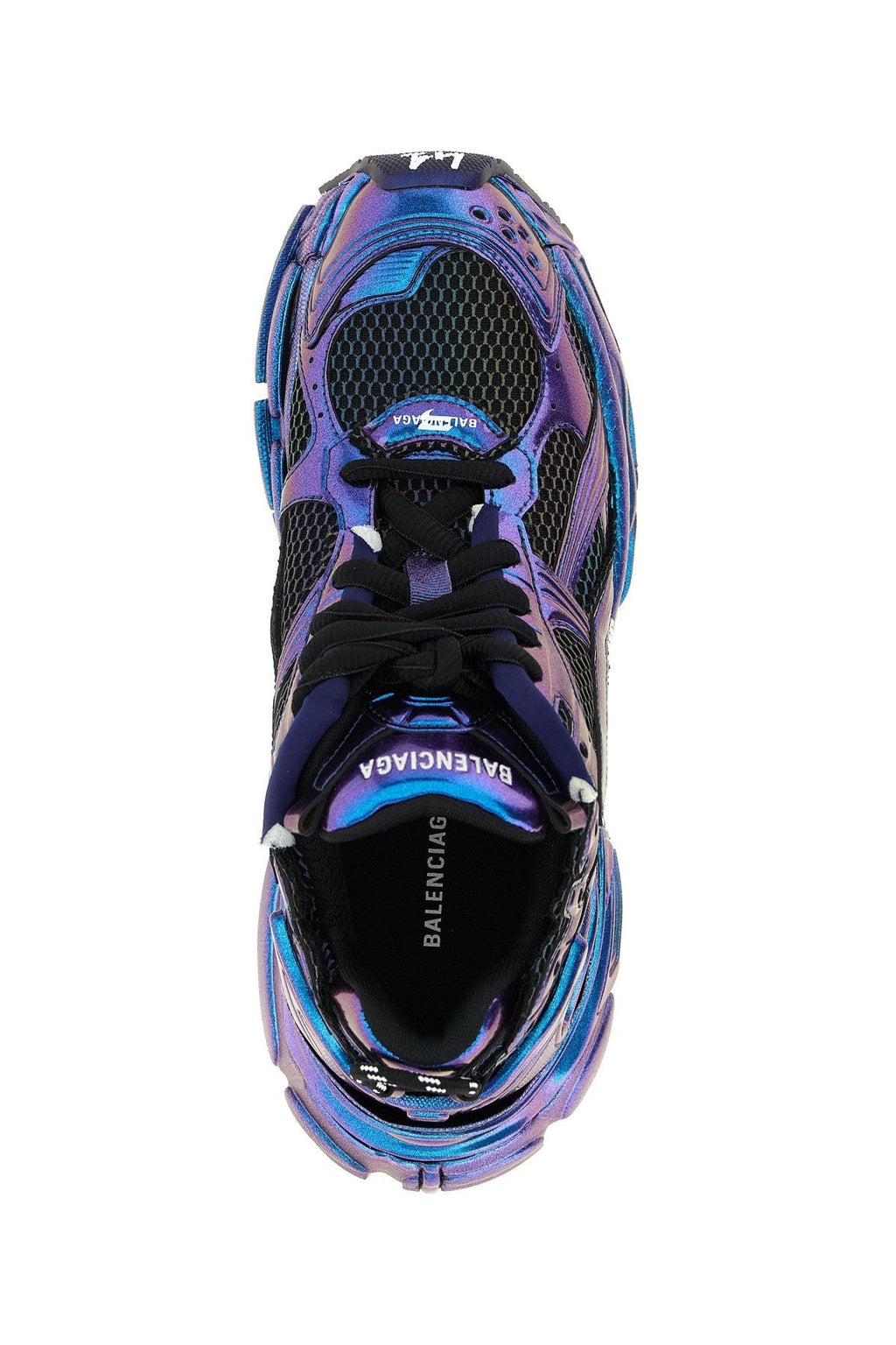 Balenciaga Men's Runner Iridescent Sneakers