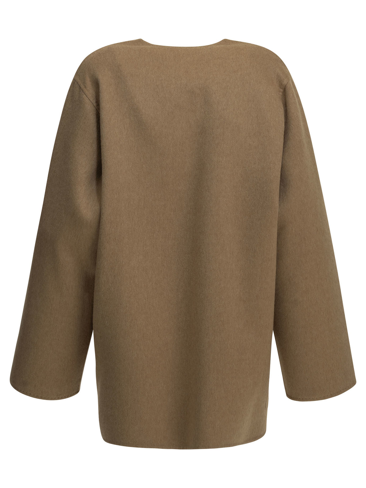 Max Mara Women's Short coat in camel and mohair in Beige