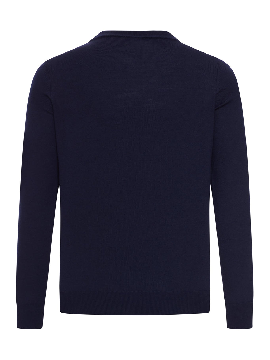 Celine Men's FINE SWEATER WITH TRIOMPHE EMBROIDERY in Navy