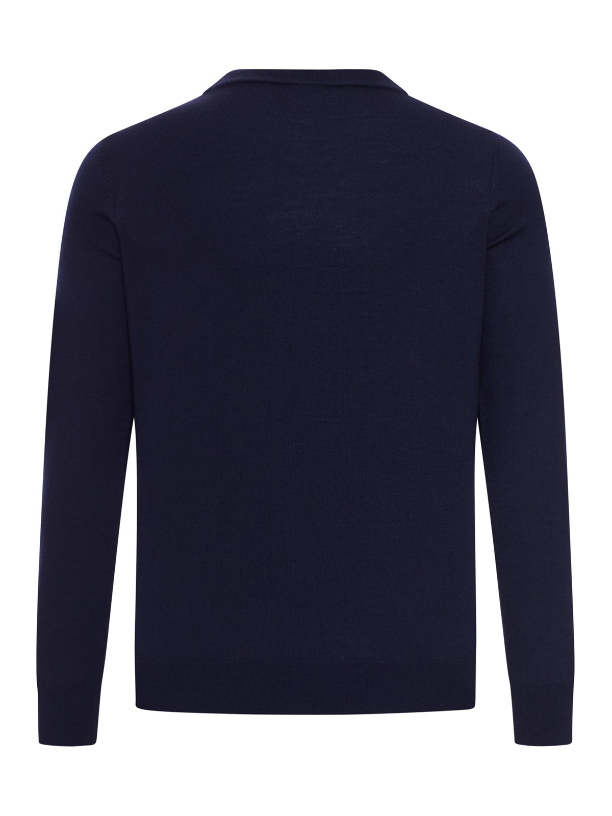 Celine Men's FINE SWEATER WITH TRIOMPHE EMBROIDERY in Navy