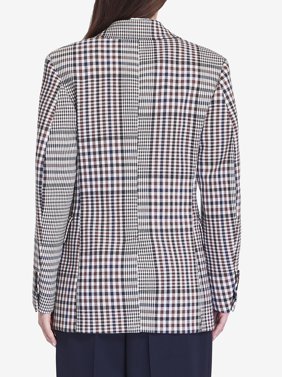 Bottega Veneta Women's Check Blazer in Multicolor