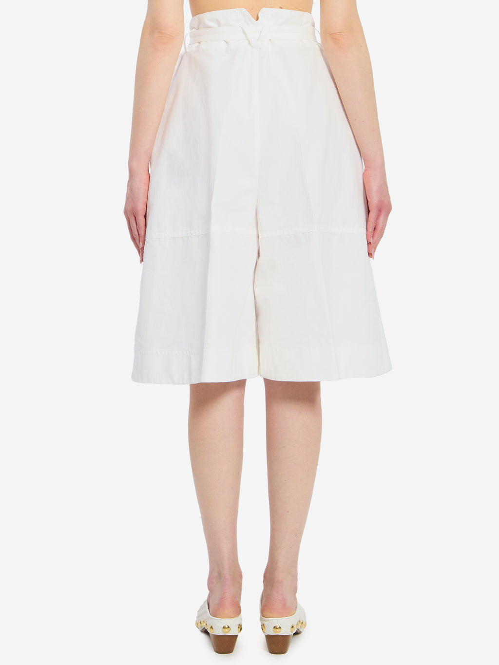 Bottega Veneta Women's Culotte Pants in White