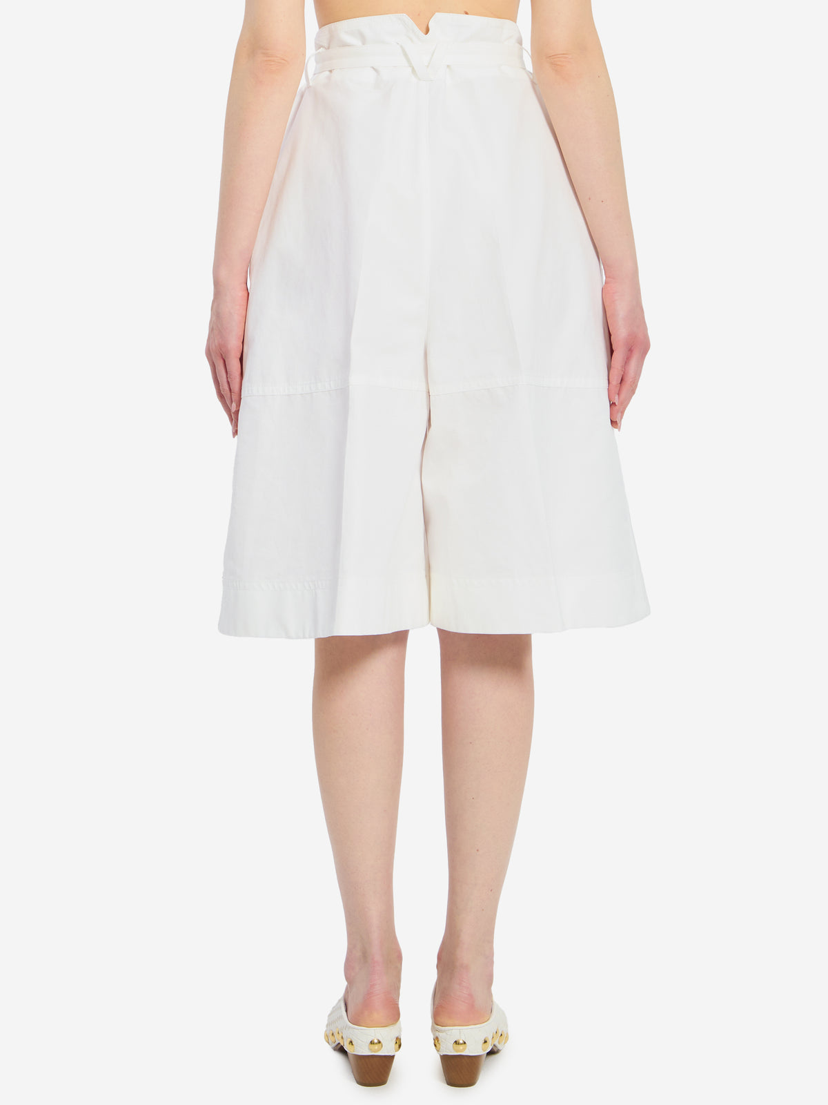 Bottega Veneta Women's Culotte Pants in White