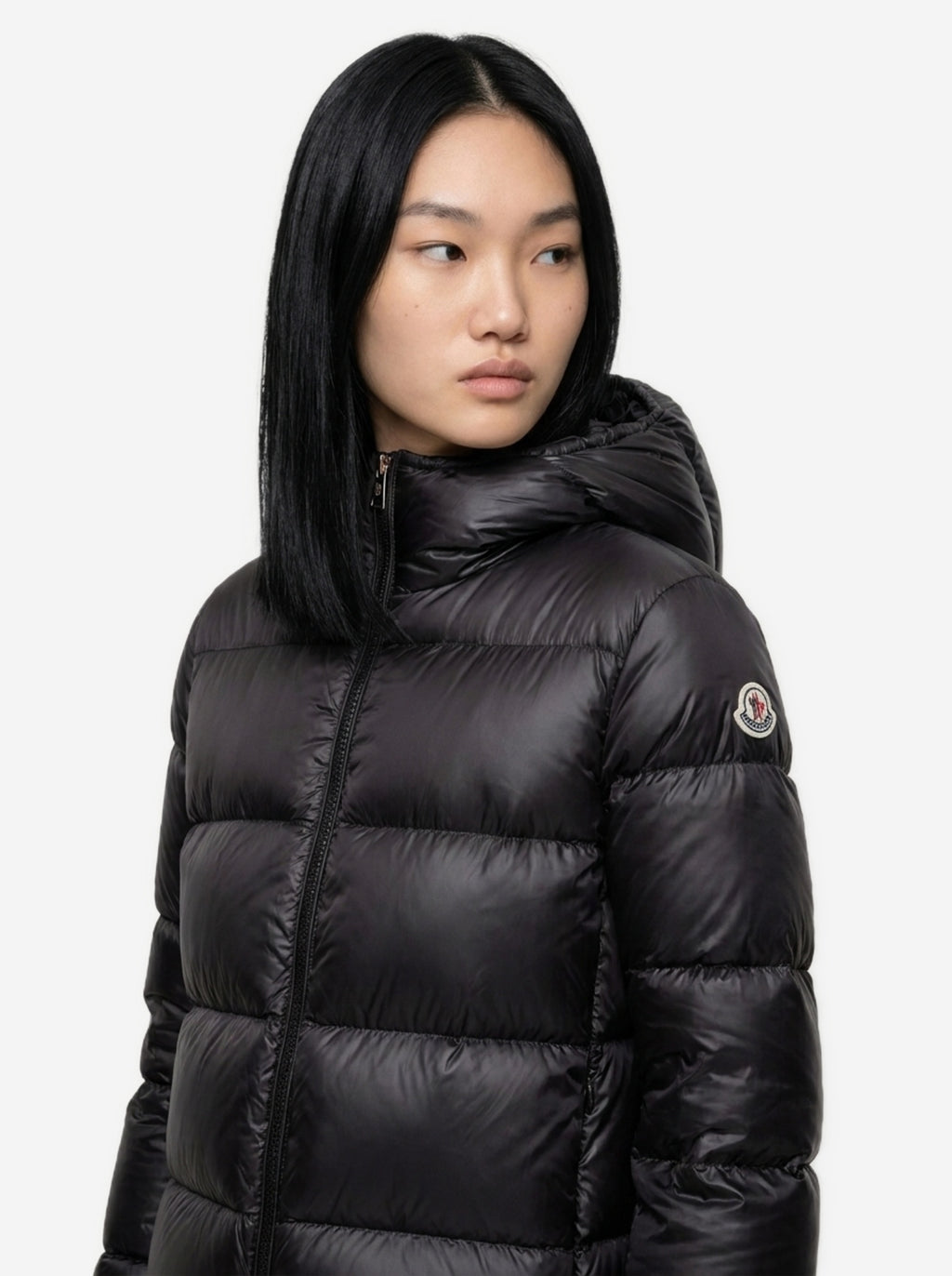 Moncler Women's Feligule Short Down Jacket in Black