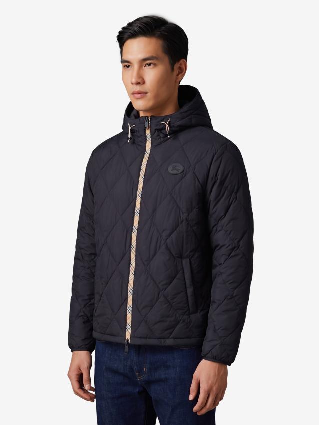 Burberry Men's Quilted Hescott Jacket in Black