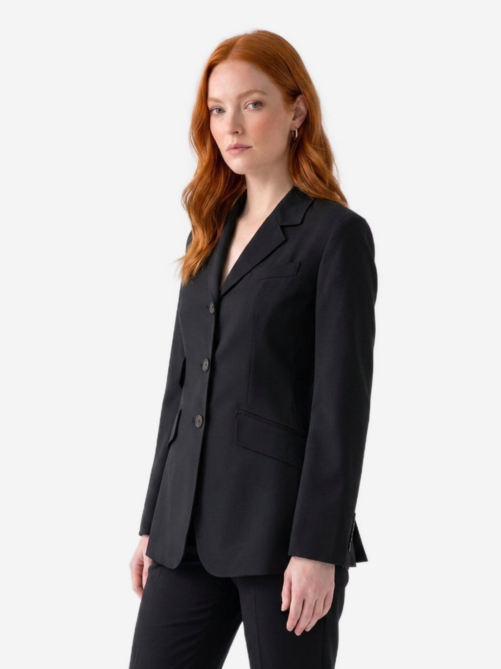 Max Mara Women's Patio Wool Jacket in Black