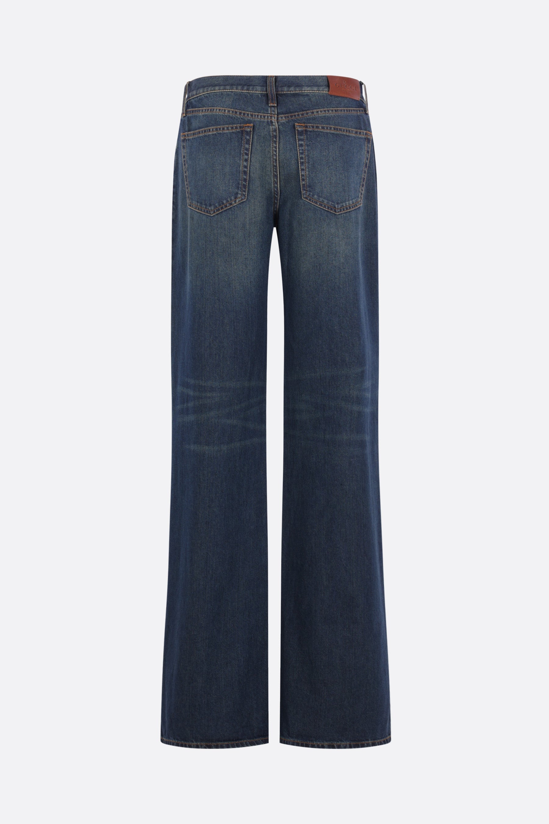 Gucci Women's Horsebit Jeans in Blue