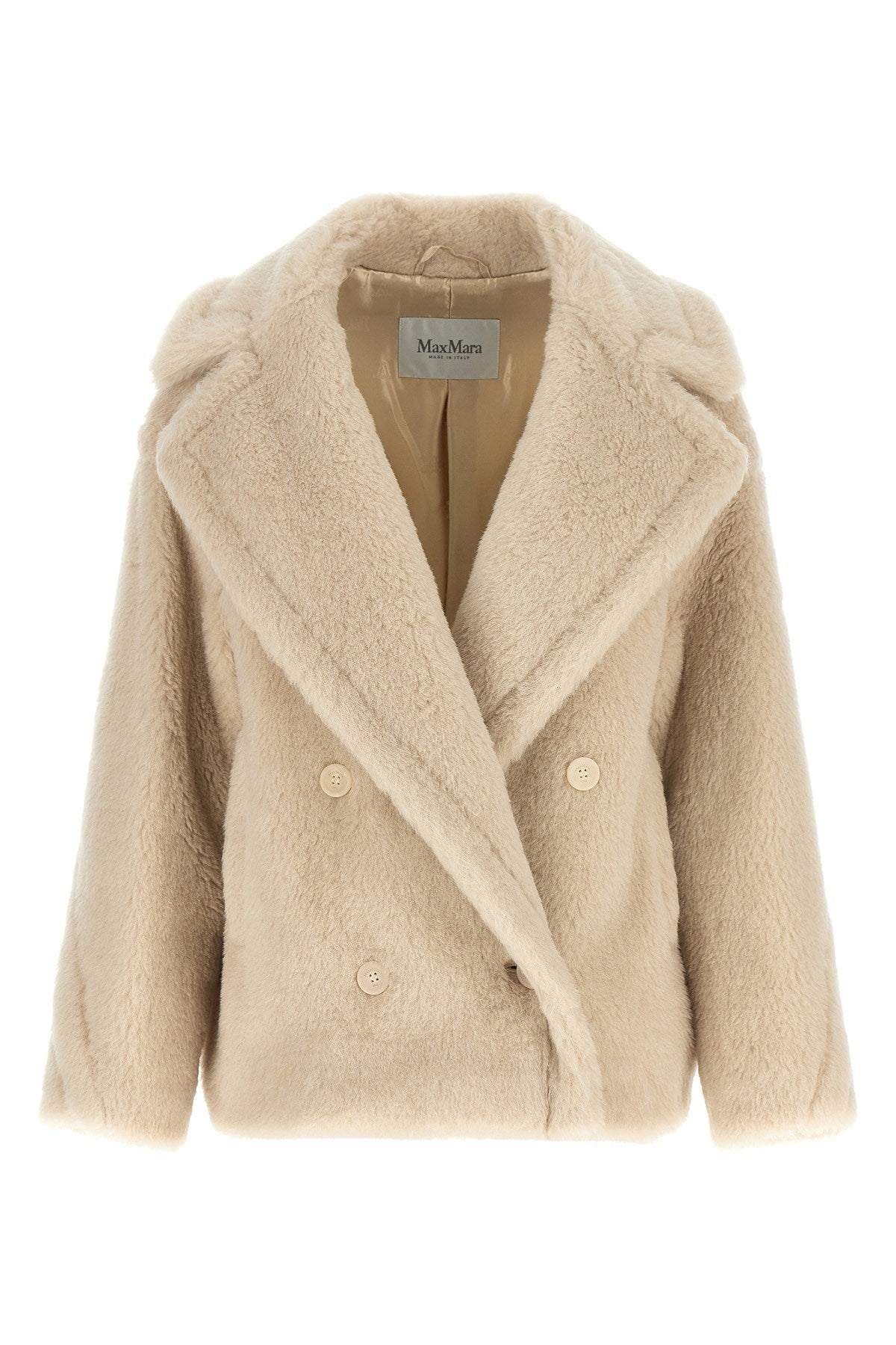 Max Mara Women's Alcuno Wool Coat in White - view 1