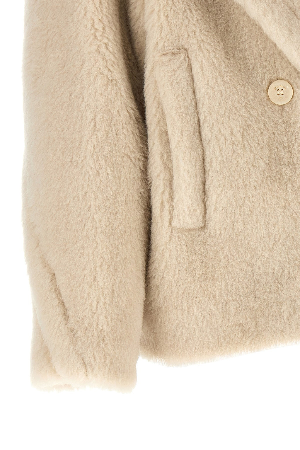 Max Mara Women's Alcuno Wool Coat in White - view 4