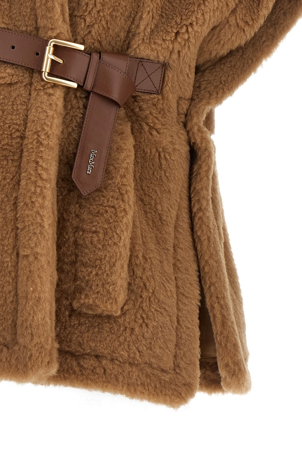 Max Mara Women's New Abavo Cape Camel Hair in Brown - view 4