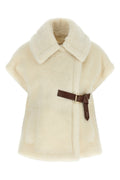 Max Mara Women's New Abavo Cape Wool in White - view 1