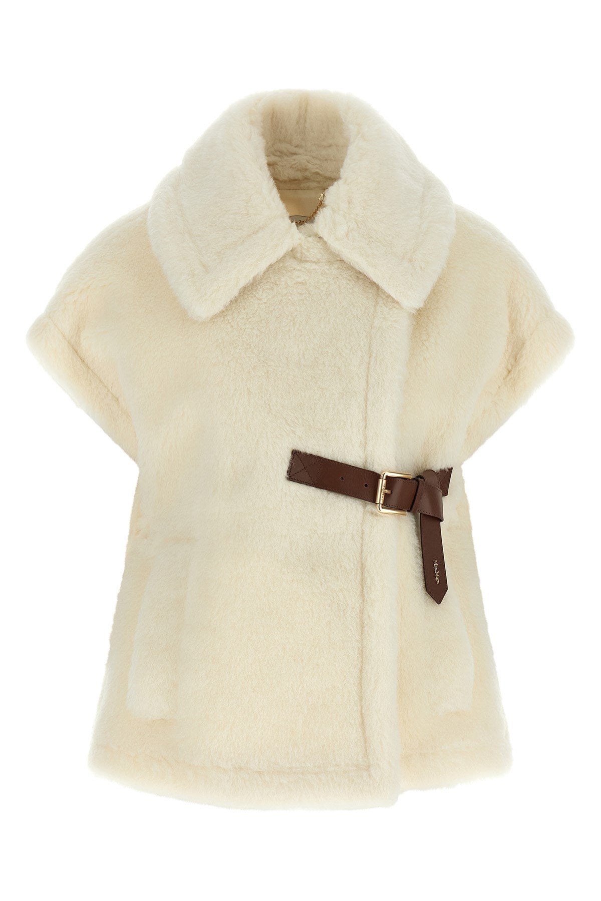 Max Mara Women's New Abavo Cape Wool in White - view 1