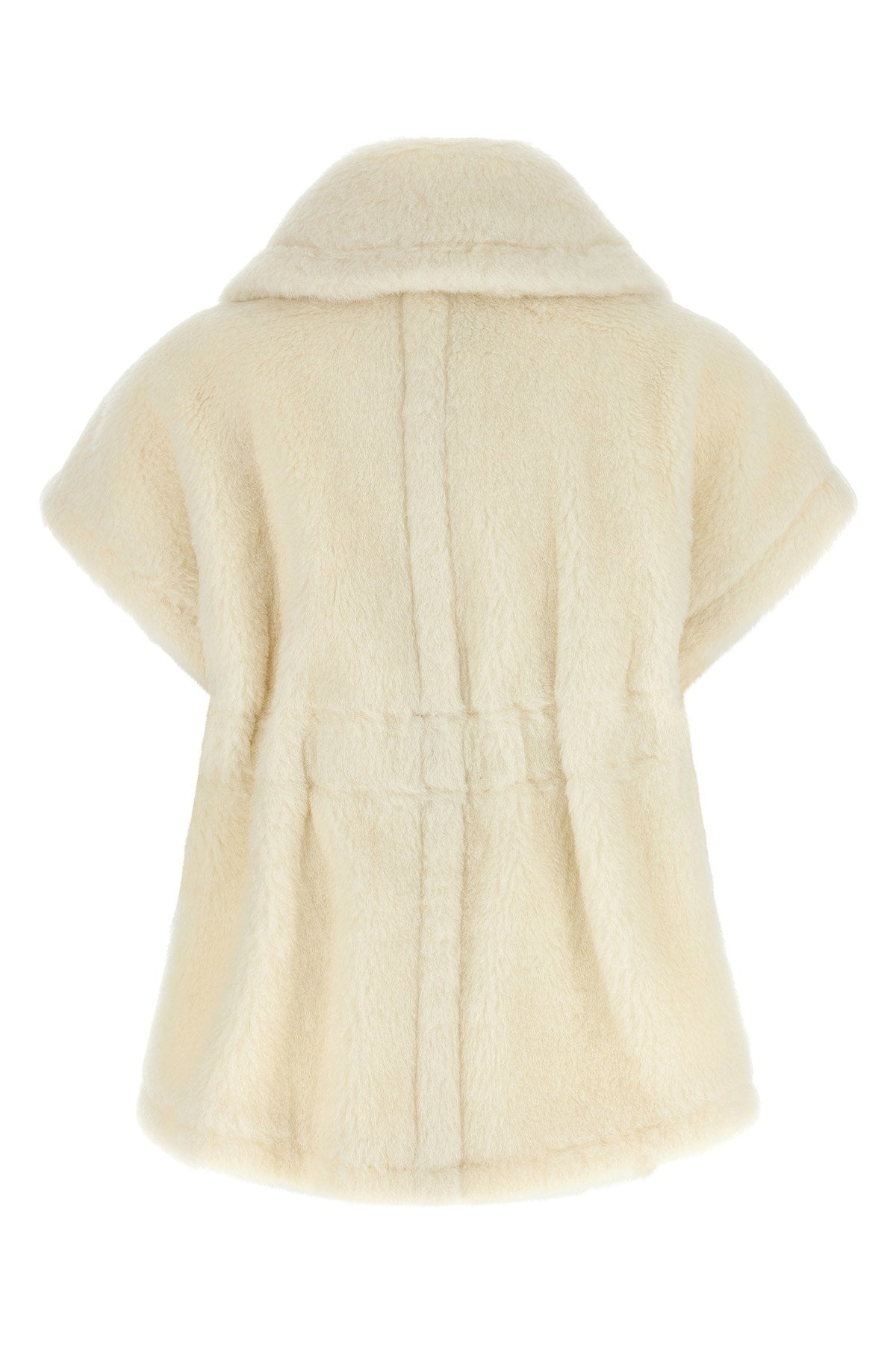 Max Mara Women's New Abavo Cape Wool in White - view 2