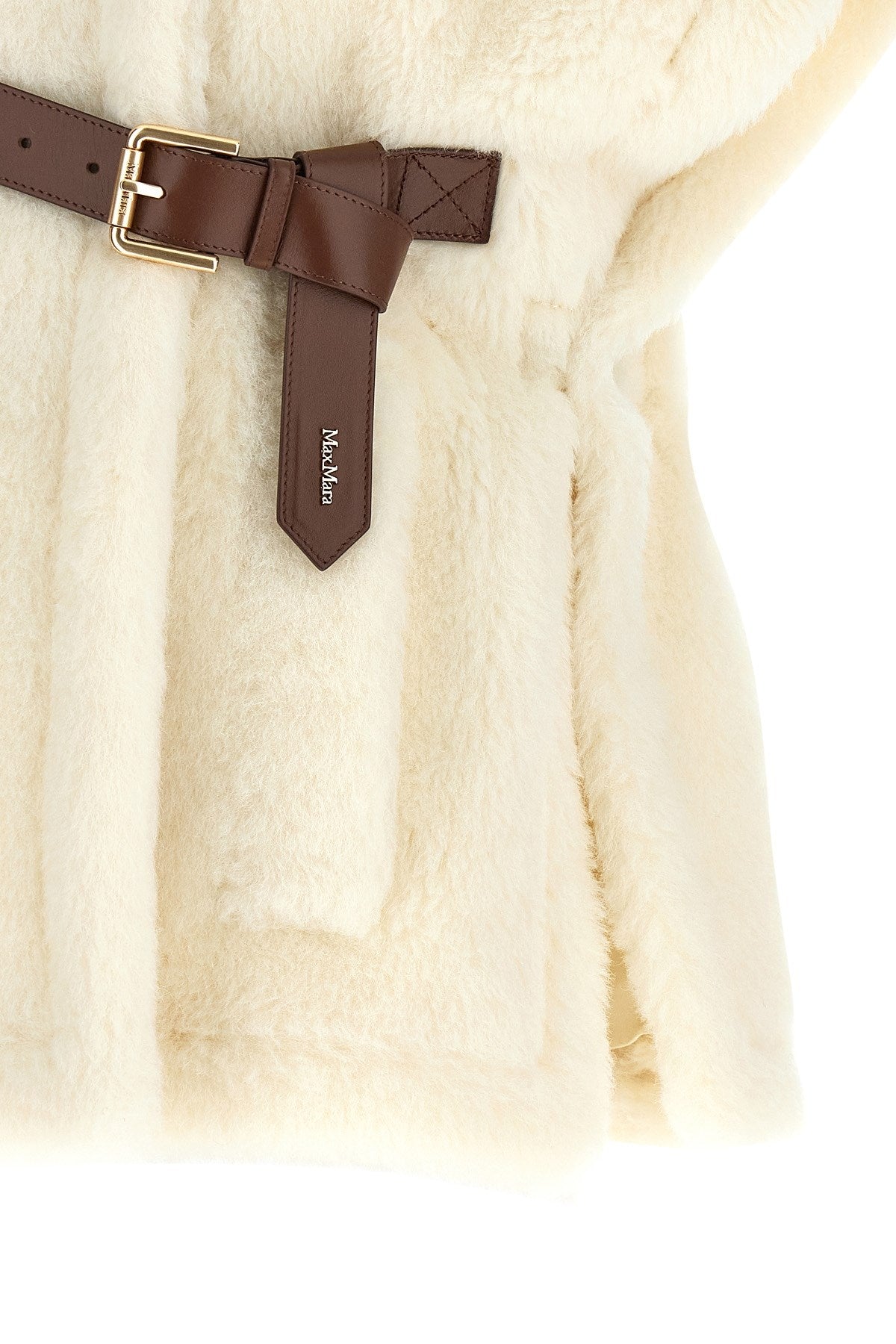 Max Mara Women's New Abavo Cape Wool in White - view 4