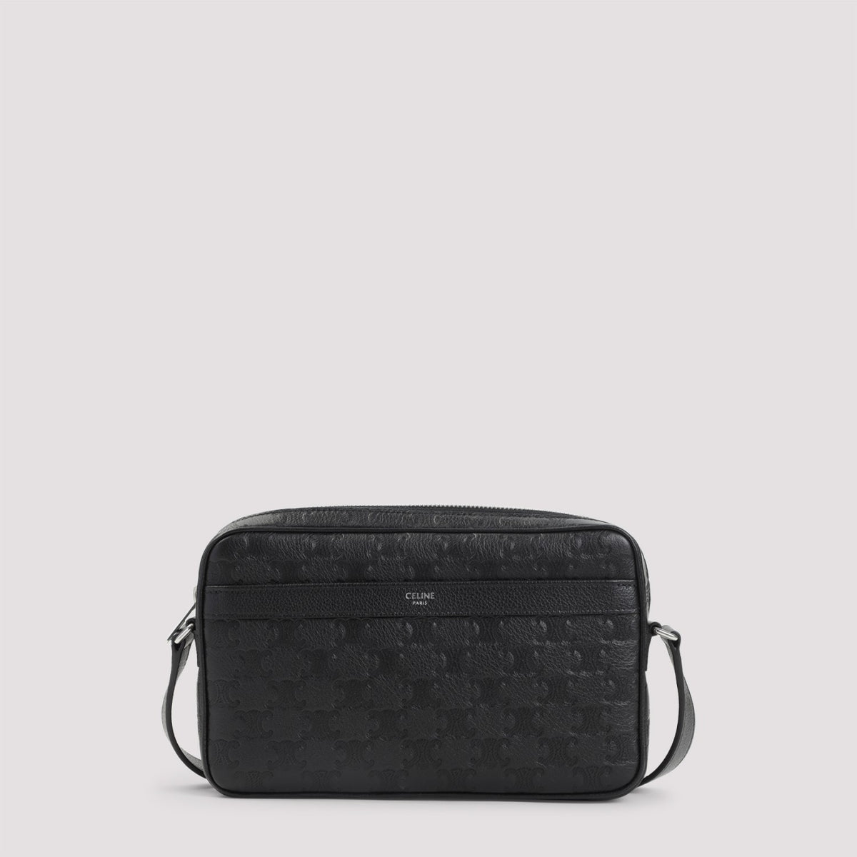 Celine Men's Horizontal Leather Messenger Bag in Black - view 1