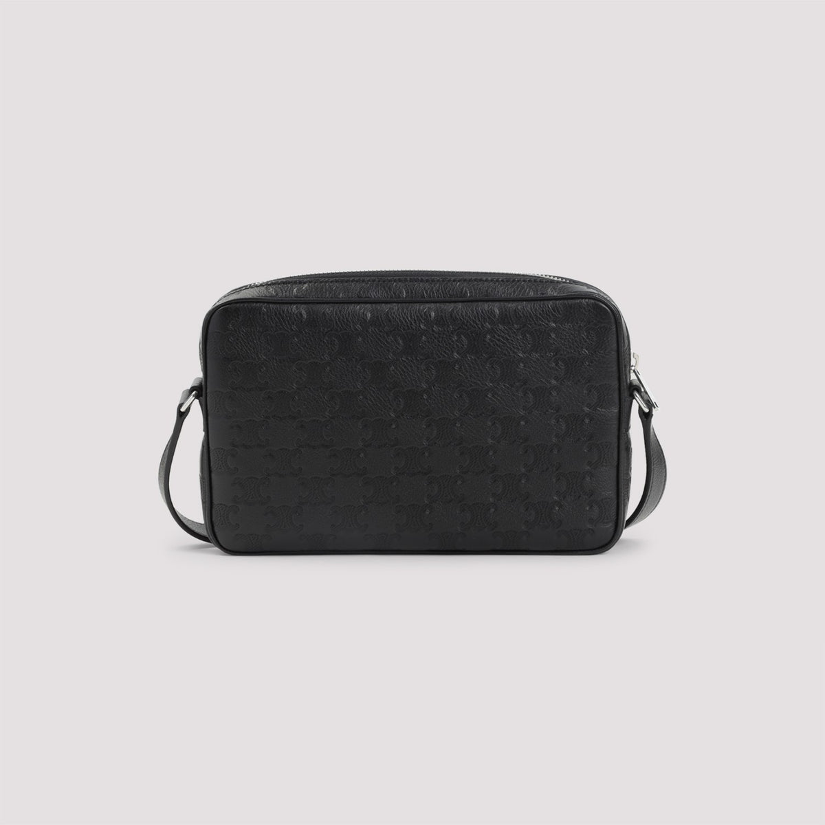 Celine Men's Horizontal Leather Messenger Bag in Black - view 4