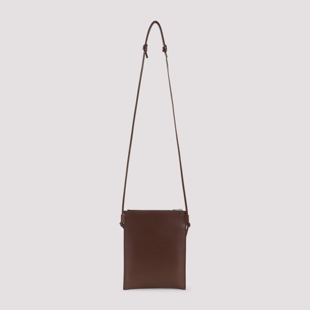 Celine Men's Lambskin Pouch in Brown - view 3