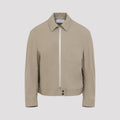Celine Men's Cotton Jacket in Beige - view 1