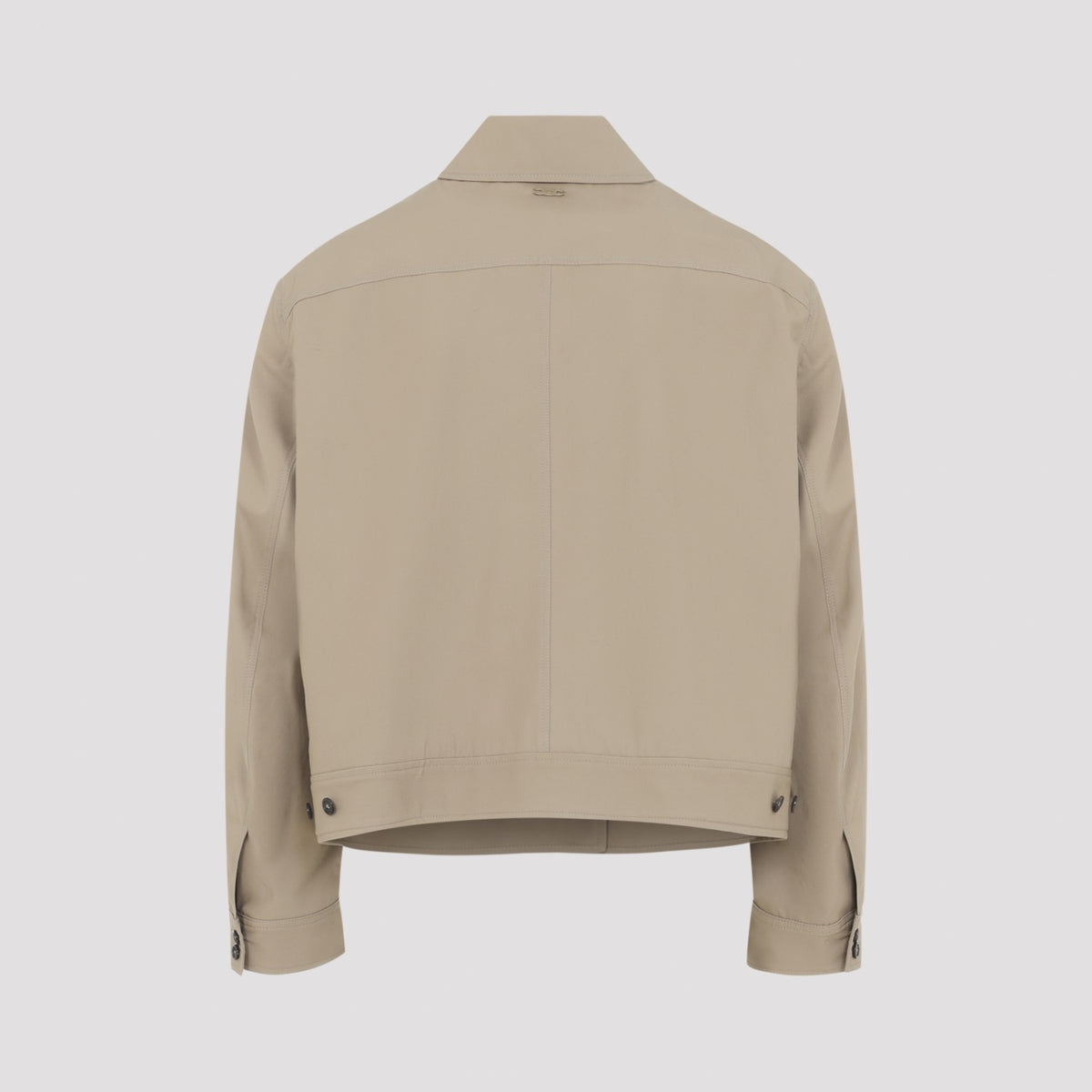 Celine Men's Cotton Jacket in Beige - view 3