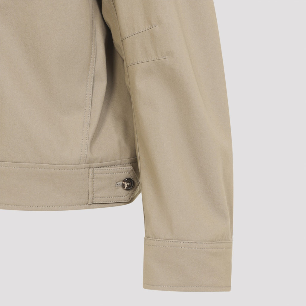 Celine Men's Cotton Jacket in Beige - view 4