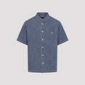 Celine Men's Cotton Bowling Shirt in Blue - view 1