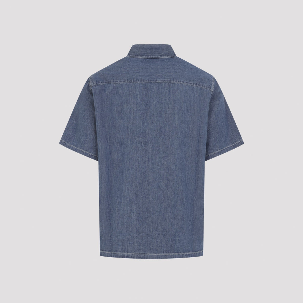 Celine Men's Cotton Bowling Shirt in Blue - view 3