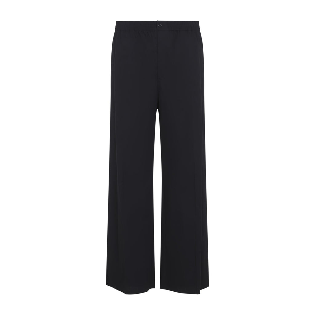 Celine Men's Cotton Linen Trousers in Black - view 2